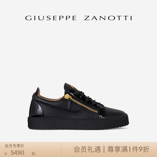 皮革漆皮低帮运动鞋 板鞋 ZanottiGZ男士 Giuseppe