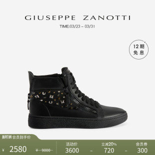 GZ94铆钉高帮运动鞋 Zanotti男士 Giuseppe 板鞋 臻选特惠