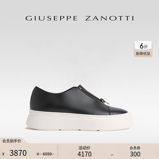 中央拉链设计一脚蹬厚底便鞋 FW25秋冬新品 ZanottiGZ男士 Giuseppe