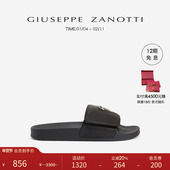 礼物 Giuseppe Zanotti GZ男士 一字拖凉拖鞋