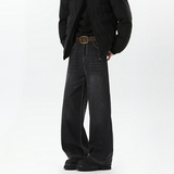 春季美式做旧复古水洗宽松直筒牛仔裤4BK560-P55控78，男装牛仔裤，星座515