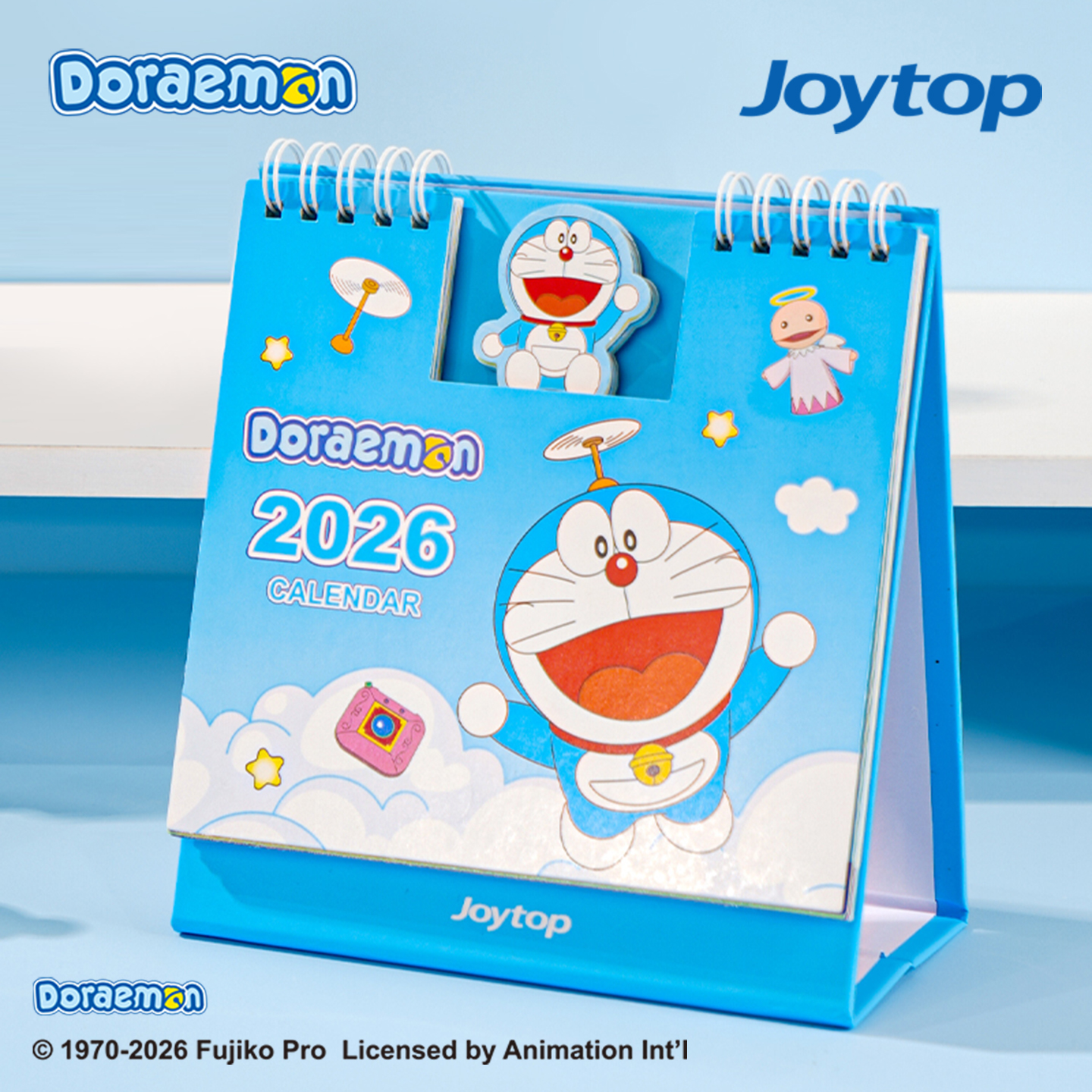 悦木哆啦A梦台历机器猫2026新款