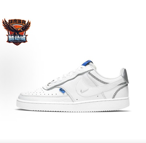 Nike Court Vision 1 Low SE 舒适 低帮 男女同款 白蓝DD1648-100