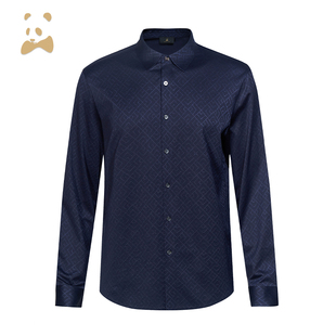 男士 衬衫 卡奴迪路吸湿排汗抗静电行政长袖 CANUDILO