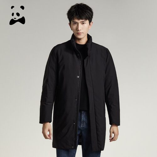 【防泼水功能】CANUDILO/卡奴迪路羽绒服保暖冬季鹅绒立领外套男