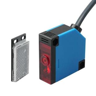 伊莱科ELECALL激光光电开关传感器红点定位感应漫反射/对射式
