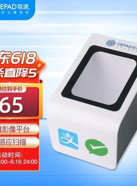 歌派GEPAD一二维扫描收银支付盒子扫描平台餐饮零售付款码收
