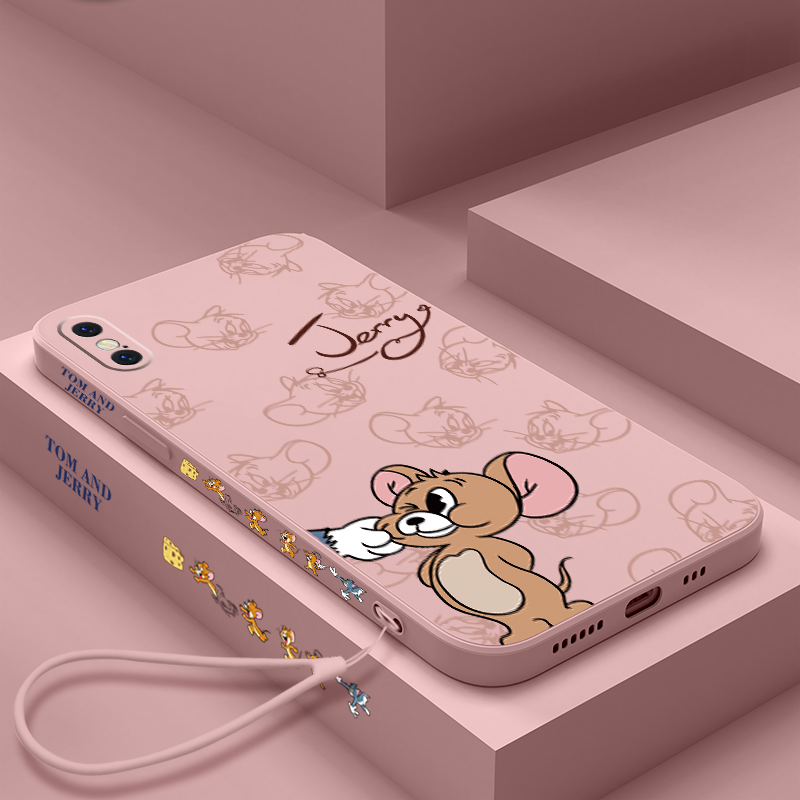 卡通猫和老鼠苹果x手机壳液态硅胶iphone8plus镜头全包防摔xsmax保护套xr个性情侣款7plus创意软壳i7/8p适用使用感如何?