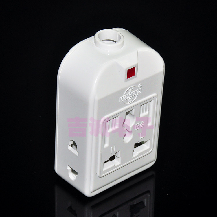 迷你家用工业用电箱插座 小型多功能配电盒排插 不带线3位接线板