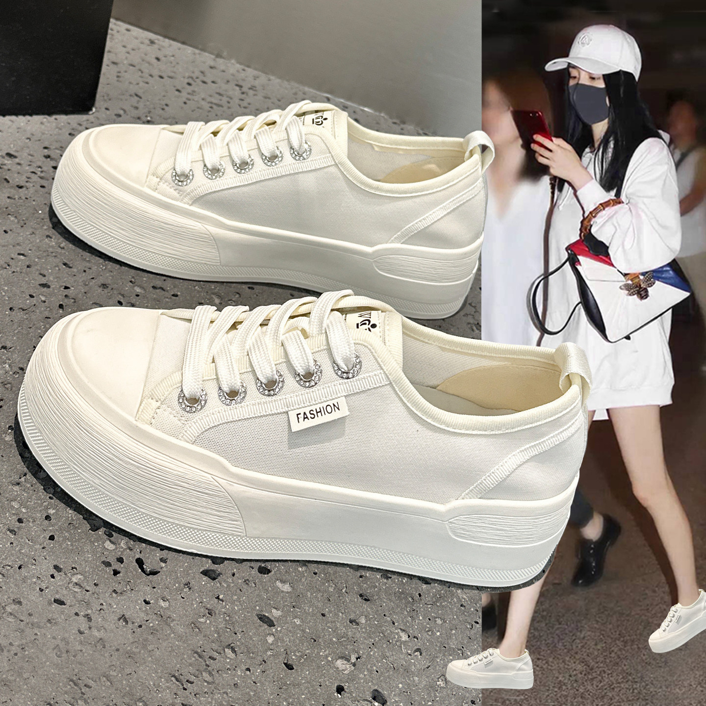 夏季薄款网纱小白鞋女鞋2026新款软底不累脚透气网面运动休闲板鞋