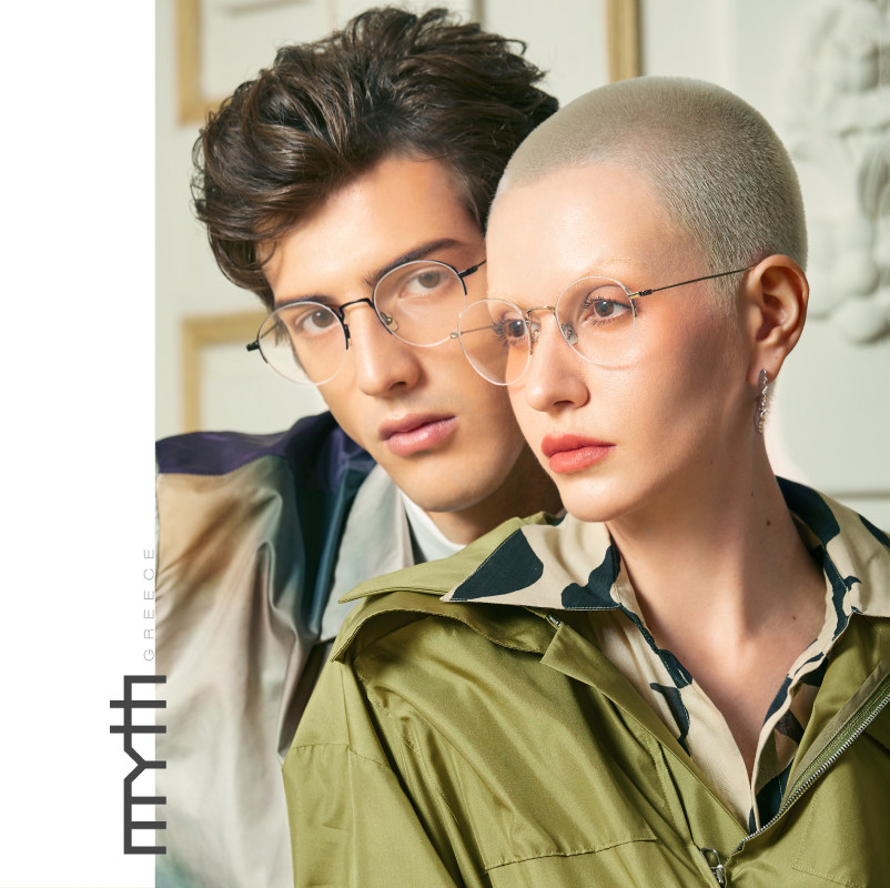 希腊超轻丝线钛金半框眼镜时尚复古圆框明星同款超薄镜框MO1813