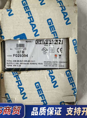 F029394 GEFRAN杰弗伦数字温控显表器 40B议价