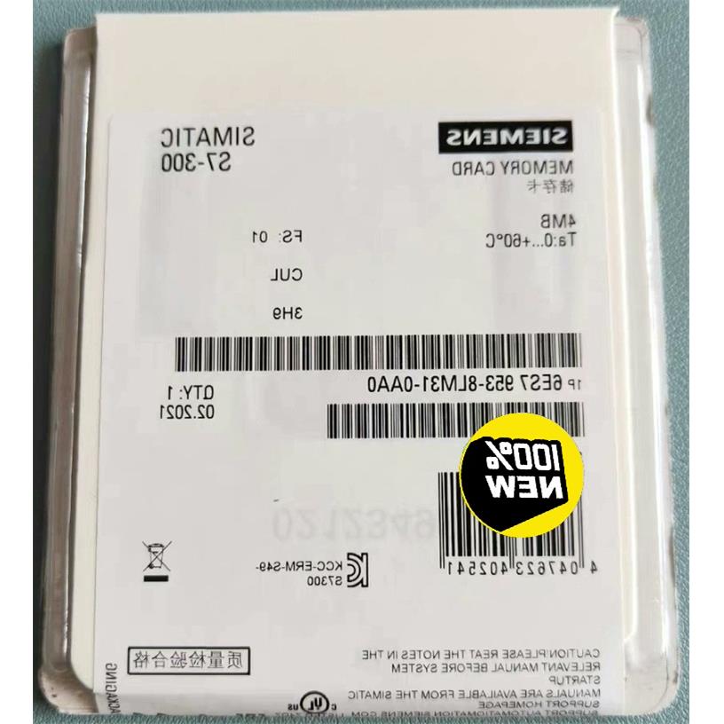 6ES7953-8LM31-0AA0西门子全新储存卡 4MB，询价