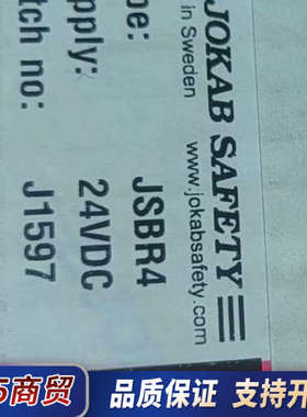 JSBR4 24VDC 瑞典佳可保JOKAB SAFETY安议价