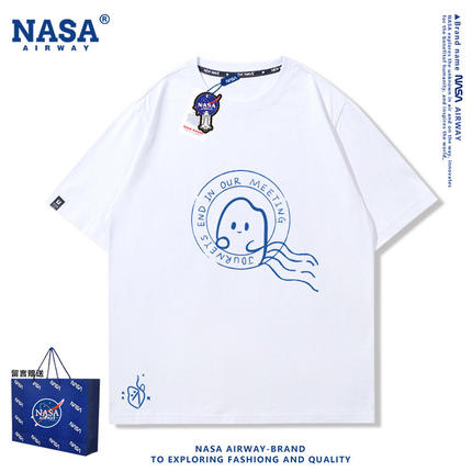 NASA联名周深演唱会生米粉丝应援服男女纯棉短袖T恤半袖上衣夏季