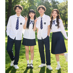 合唱诗歌朗诵演出服毕业照运动会班服套装学院风高中初中学生校服