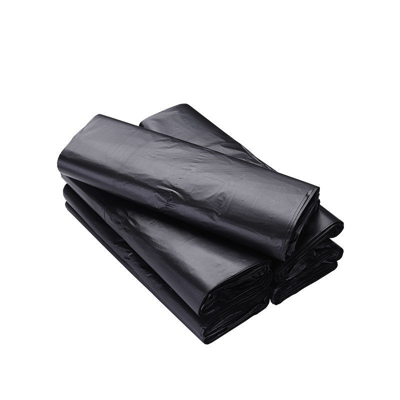 20L黑色垃圾袋厨房一次性塑料袋大号小号家用手提垃圾袋