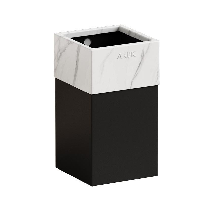 垃圾桶大理石卧室客厅大容量直投AKBK垃圾桶轻奢创意古风20