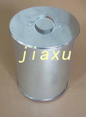 W174149/50船舶镀锌垃圾桶铁皮桶劳保铁圆筒户外垃圾桶
