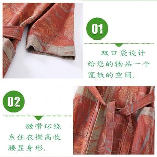 纯棉双层纱布浴纱布睡衣袍家居薄服全棉侣情款 春夏scs1101款 吸水