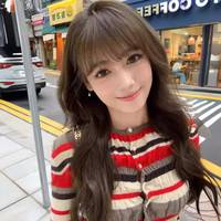 SZF假發(fā)女廠家全仿頭發(fā)套卷女劉氣質長卷發(fā)微卷真發(fā)套空氣海長發(fā)