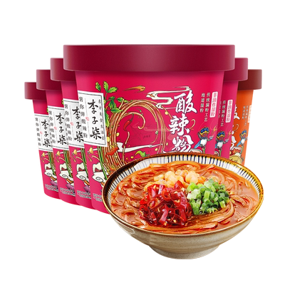 李子柒吸汁酸辣粉Q弹入味