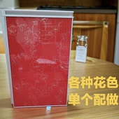 橱柜门自装 门板晶钢门厨房整体橱柜门定制钢化玻璃门可单个配做