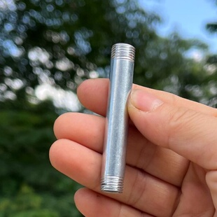 双头外丝连接杆M10*1喷火枪头铁杆延长管高温焊枪配件多头火焰枪