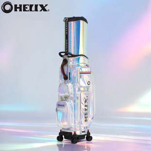 HELIX喜力克斯高尔夫球包 防水半透明航空球包托运包 流光溢彩