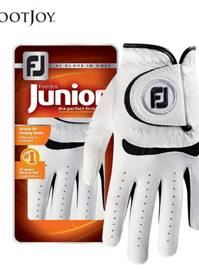 FootJoy儿童高尔夫手套FJ Junior手套青少年练习透气耐磨单只手套