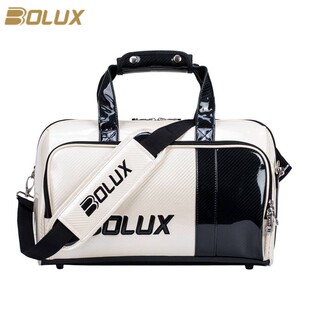 BOLUX博勒克斯男士高尔夫衣物包PU亮皮旅行服装包独立鞋袋golfbag