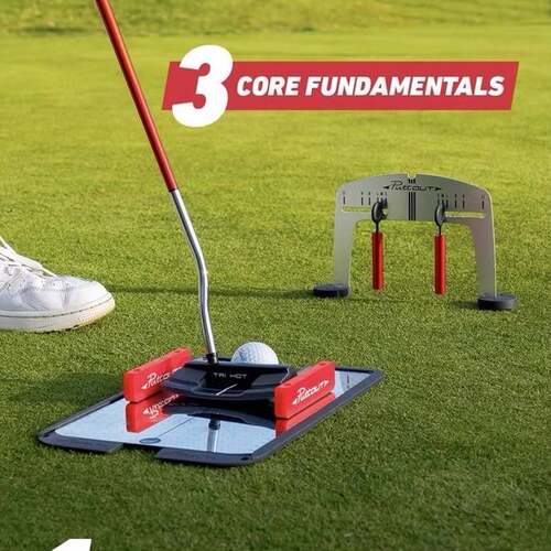 英国进口PUTTOUT高尔夫推杆镜子三层 磁吸免粘 配推杆门 杆头轨迹 - 封面