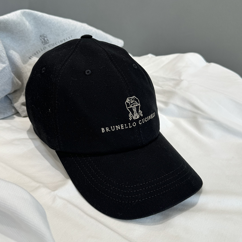 BrunelloCucinelli黑色棒球帽