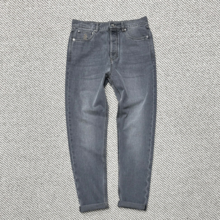 国内现货Brunello Cucinelli 经典款直筒纯色男士牛仔裤BC折扣