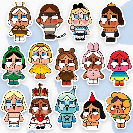 哭娃crybaby手机壳手帐电脑ipad笔记本装饰周边防水行李箱贴纸