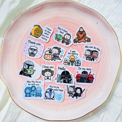 星球大战手机壳防水贴纸