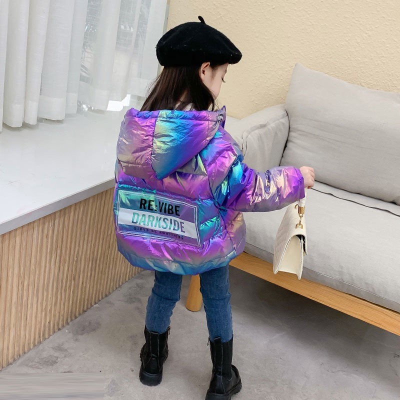 免洗羽绒棉服2024新款男女童外套