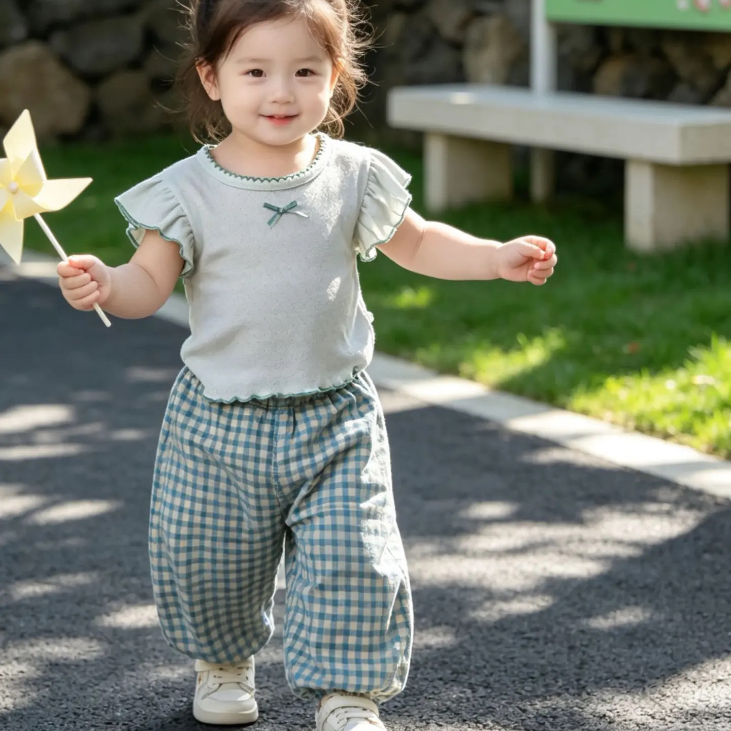 女宝宝夏装套装2026新款女宝1小童3岁小女孩衣服2女童夏季两件套5