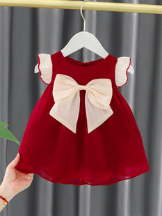 女童夏装 连衣裙6一12月宝宝裙子婴儿两岁多3周岁四岁半五女孩衣服