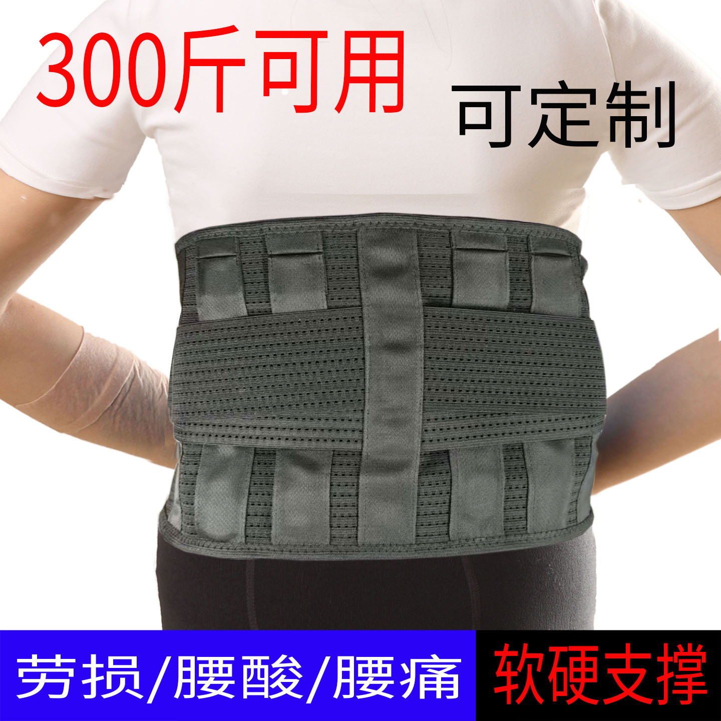宥缘护腰中老年加肥加大腰椎保暖