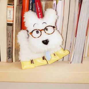 地潦草狗挂件毛绒公仔包挂创意钥匙扣玩偶配饰小红书潮流