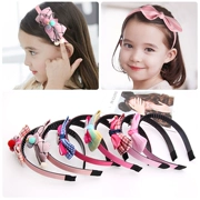 Trẻ em headband Cô gái Băng đô Học sinh Dễ thương Cung thỏ Tai Cặp tóc - Phụ kiện tóc