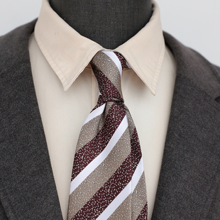 复古法式男士正装8CM商务手打领带 宴会酒会年会西装配饰 礼盒装