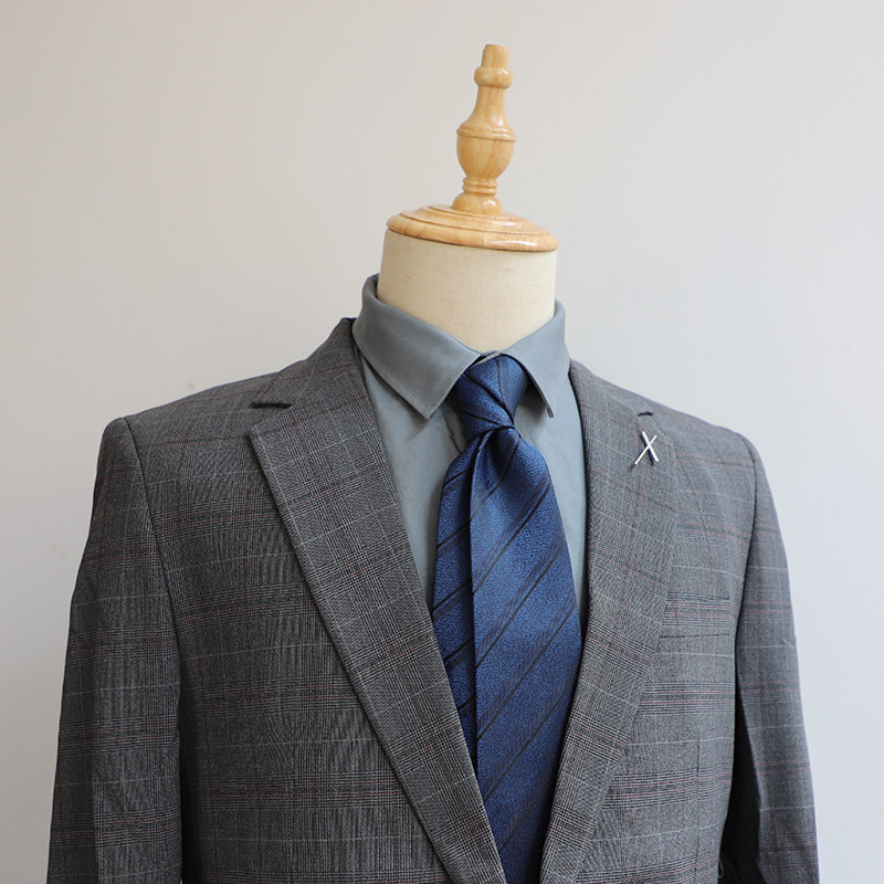 深蓝气魄 高品质条纹手打男士商务职业条纹正装领带韩版8CM礼盒装,服饰配件/皮带/帽子/围巾,领带,淘宝优惠券,粉丝福利购,淘宝优惠卷