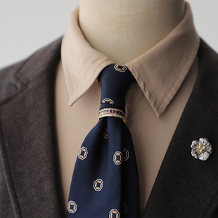 礼盒装 复古韩版正装领带商务职业风宴会酒会新郎伴郎酒红藏青潮