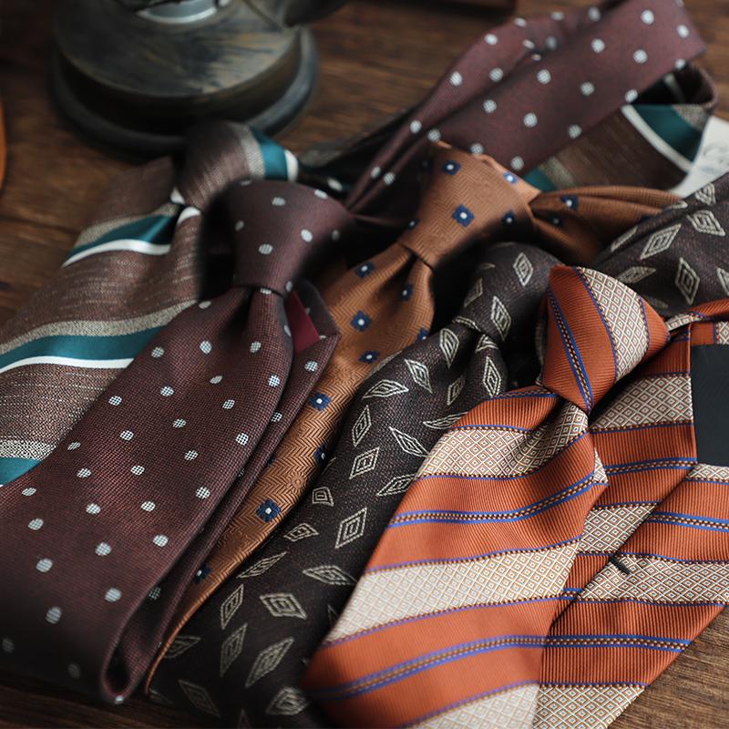 商务复古8CM韩版领带英伦绅士