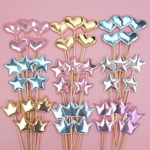 PU亮皮光面创意蛋糕装饰插件