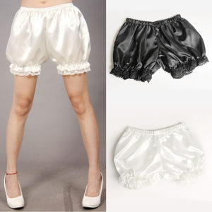 Lace three-point lantern pumpkin anti-glare safety pants女裤