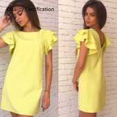 Casual Plus Beach Party Backless Dresses Mini Club Size