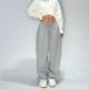 女Retro wide sports 复古运动休闲阔腿卫裤 and casual leg pants